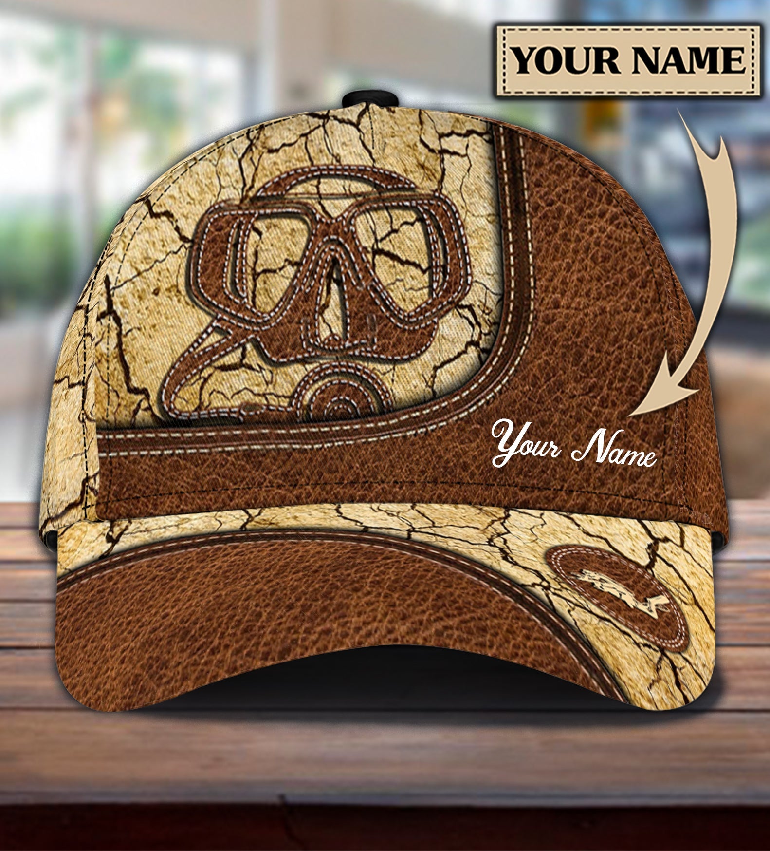 Personalized Scuba Diving Classic Cap, Gift for Scuba Diving Lovers, Scuba Live Trucker Hats Custom Hats Gifts For Men & Women