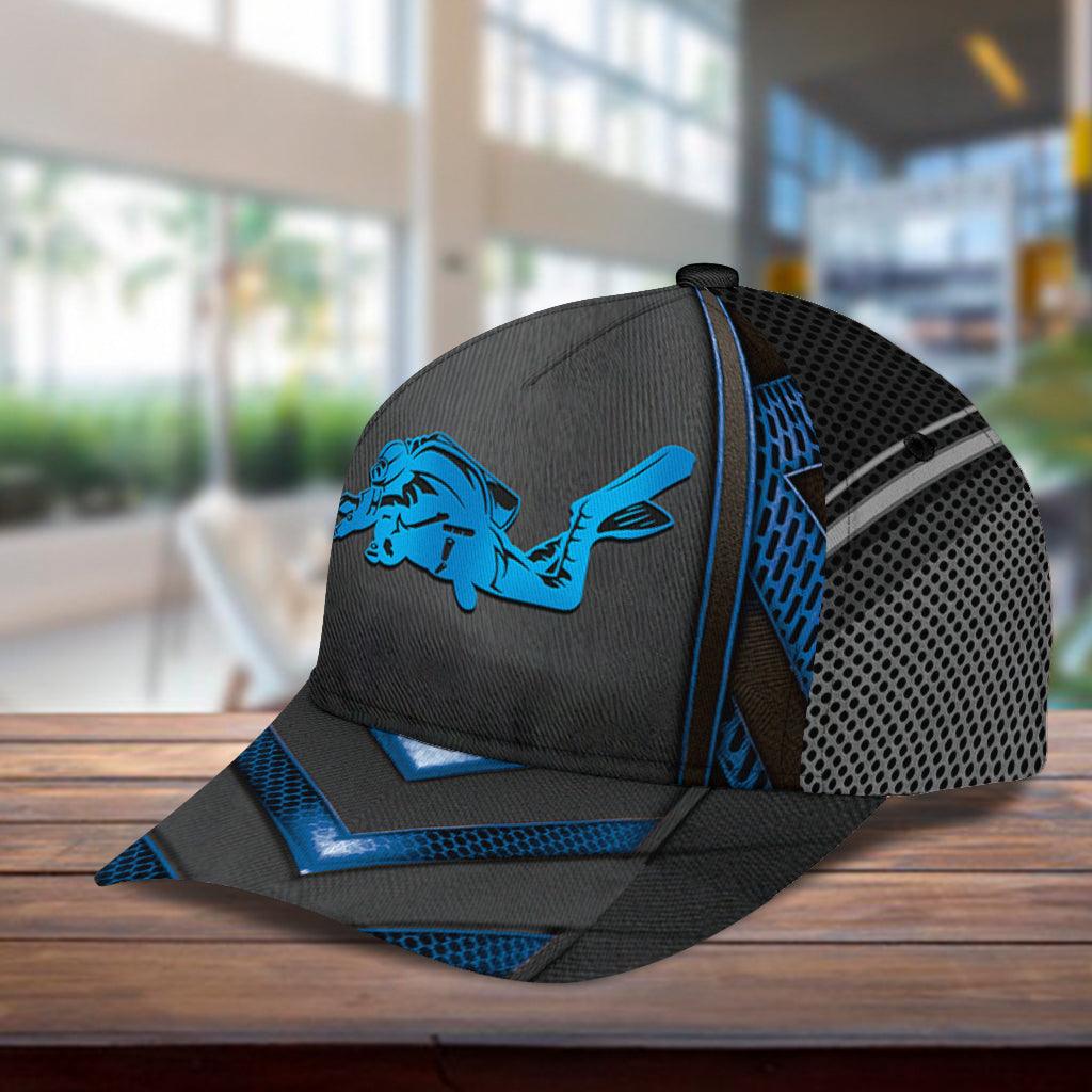 Personalized Scuba Diving Classic Cap, Personalized Gift for Scuba Diving Lovers, Scuba Live Trucker Hats Custom Hats Gifts For Men & Women
