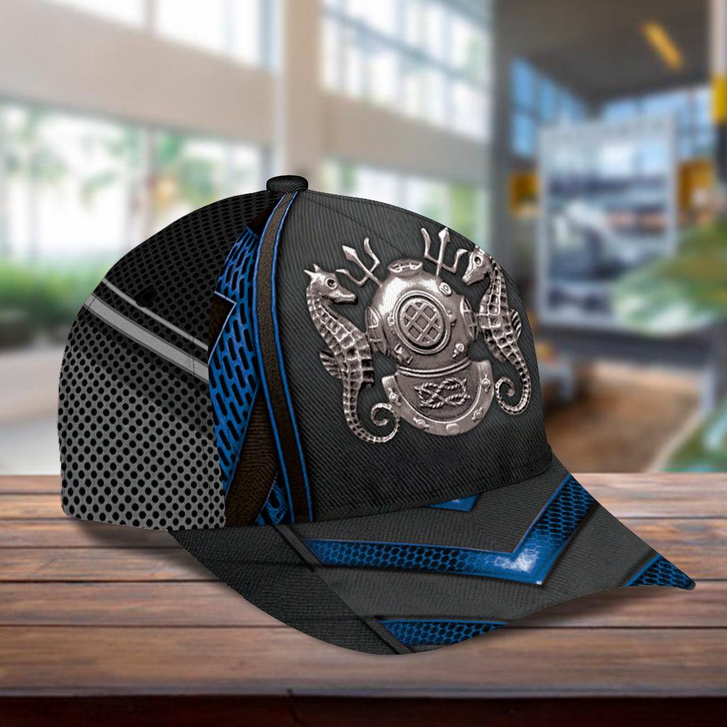 Personalized Scuba Diving Classic Cap, Personalized Gift for Scuba Diving Lovers, Scuba Live Trucker Hats Custom Hats Gifts For Men & Women
