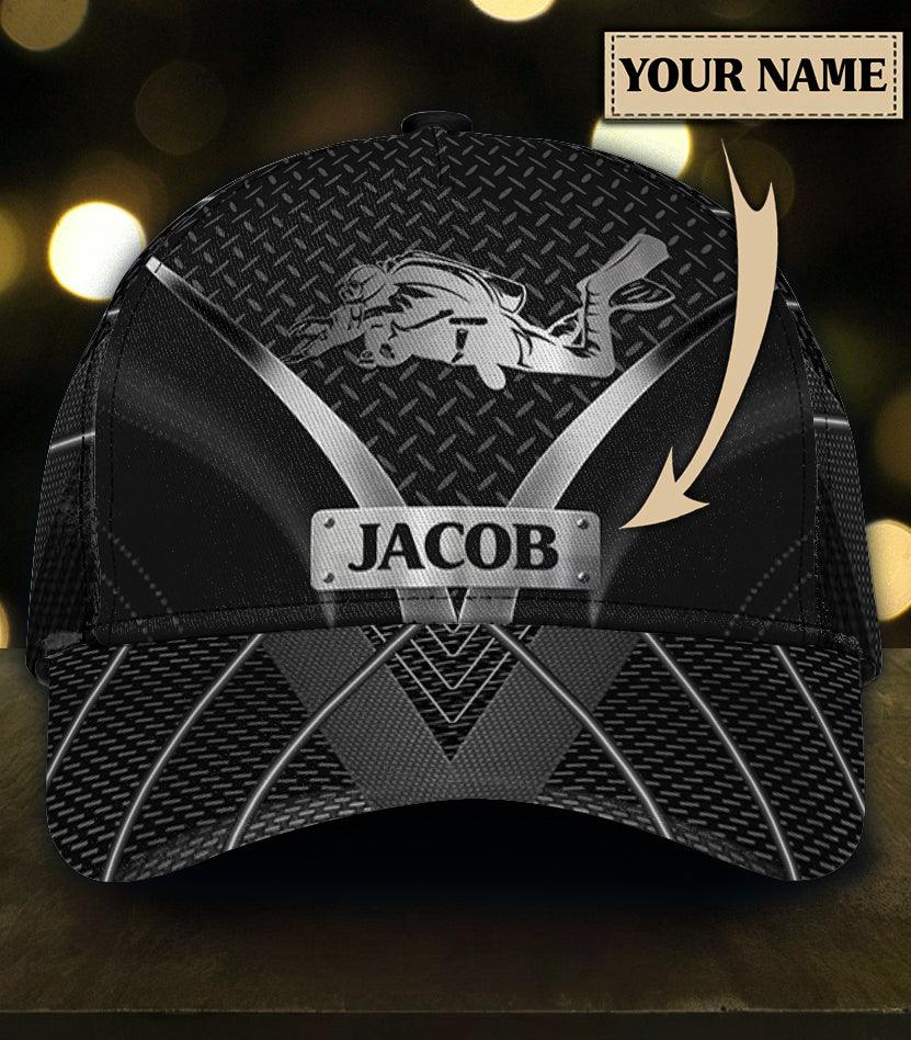 Personalized Scuba Diving Classic Cap, Personalized Gift for Scuba Diving Lovers, Scuba Live Trucker Hats Custom Hats Gifts For Men & Women