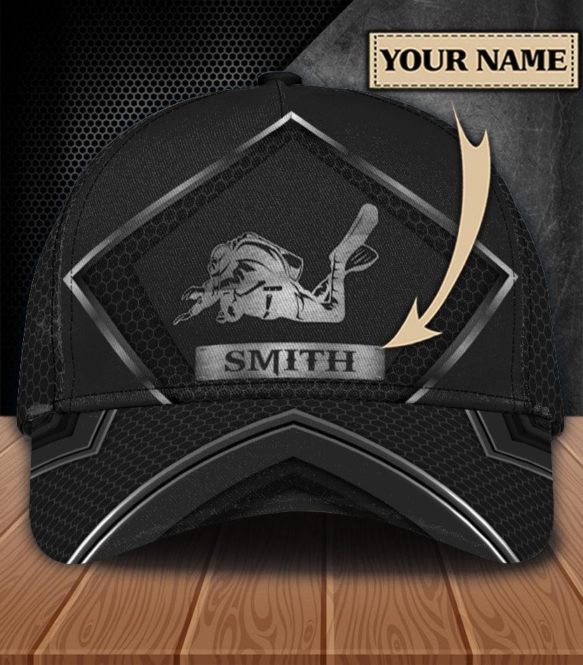 Personalized Scuba Diving Classic Cap, Personalized Gift for Scuba Diving Lovers, Scuba Live Trucker Hats Custom Hats Gifts For Men & Women