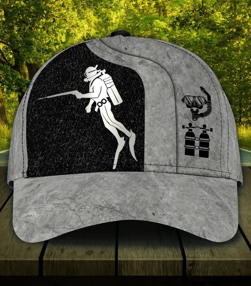 Personalized Scuba Diving Classic Cap, Personalized Gift for Scuba Diving Lovers, Scuba Live Trucker Hats Custom Hats Gifts For Men & Women