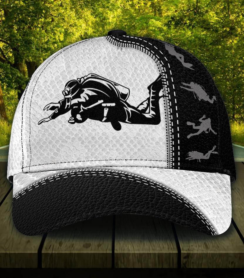 Personalized Scuba Diving Classic Cap, Personalized Gift for Scuba Diving Lovers, Scuba Live Trucker Hats Custom Hats Gifts For Men & Women