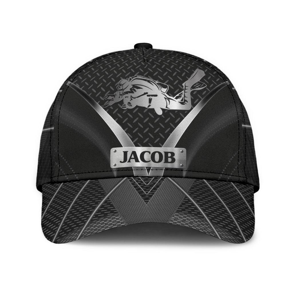 Personalized Scuba Diving Classic Cap, Personalized Gift for Scuba Diving Lovers, Scuba Live Trucker Hats Custom Hats Gifts For Men & Women