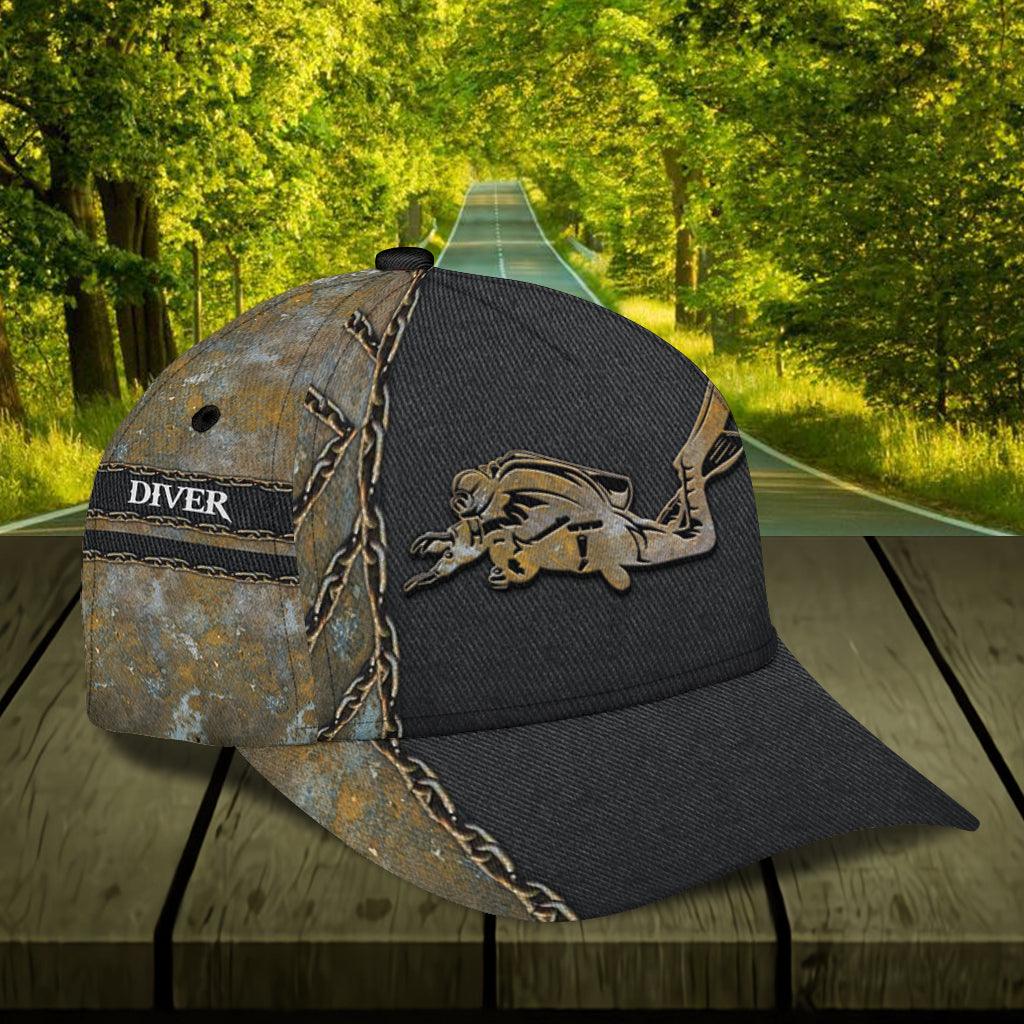 Personalized Scuba Diving Classic Cap, Personalized Gift for Scuba Diving Lovers, Scuba Live Trucker Hats Custom Hats Gifts For Men & Women