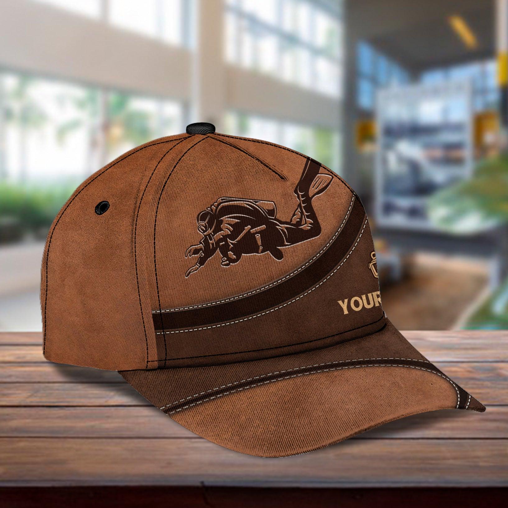 Personalized Scuba Diving Classic Cap, Personalized Gift for Scuba Diving Lovers, Scuba Live Trucker Hats Custom Hats Gifts For Men & Women