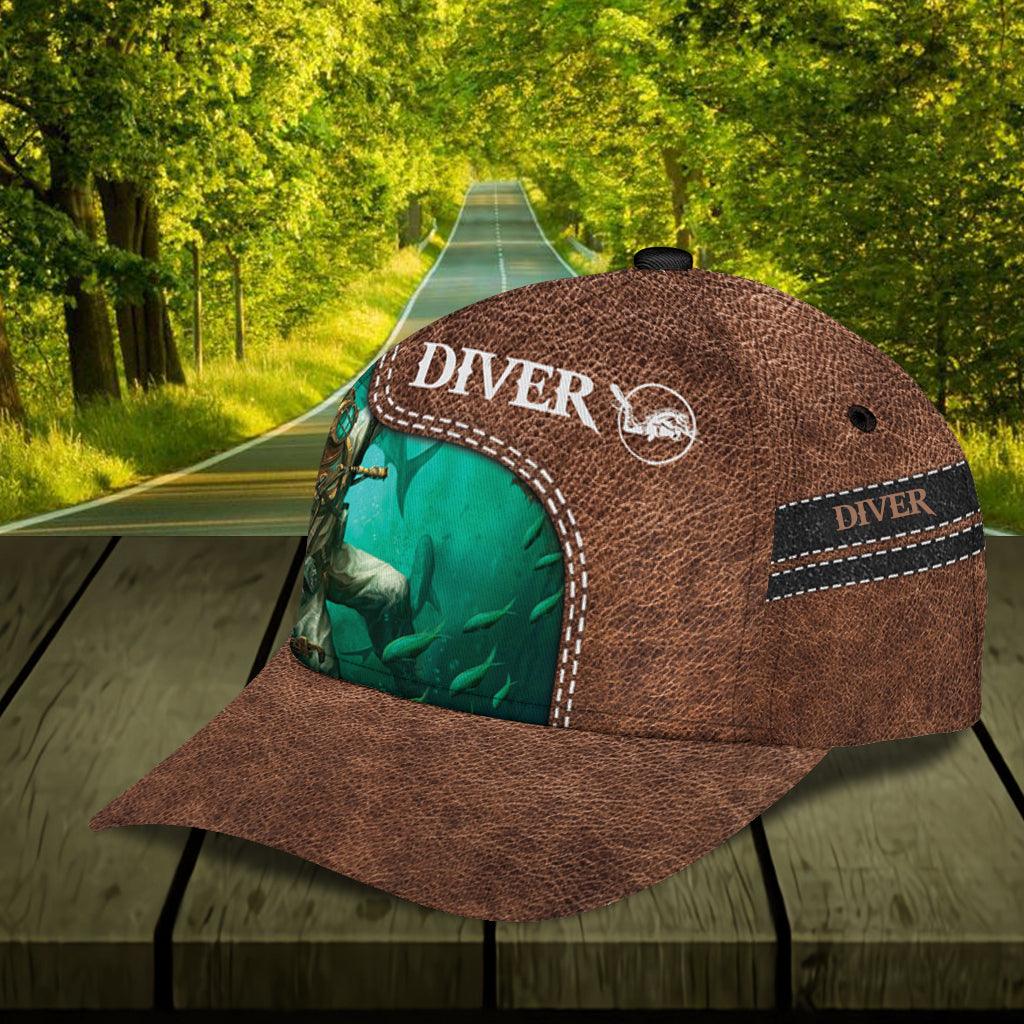 Personalized Scuba Diving Classic Cap, Personalized Gift for Scuba Diving Lovers, Scuba Live Trucker Hats Custom Hats Gifts For Men & Women