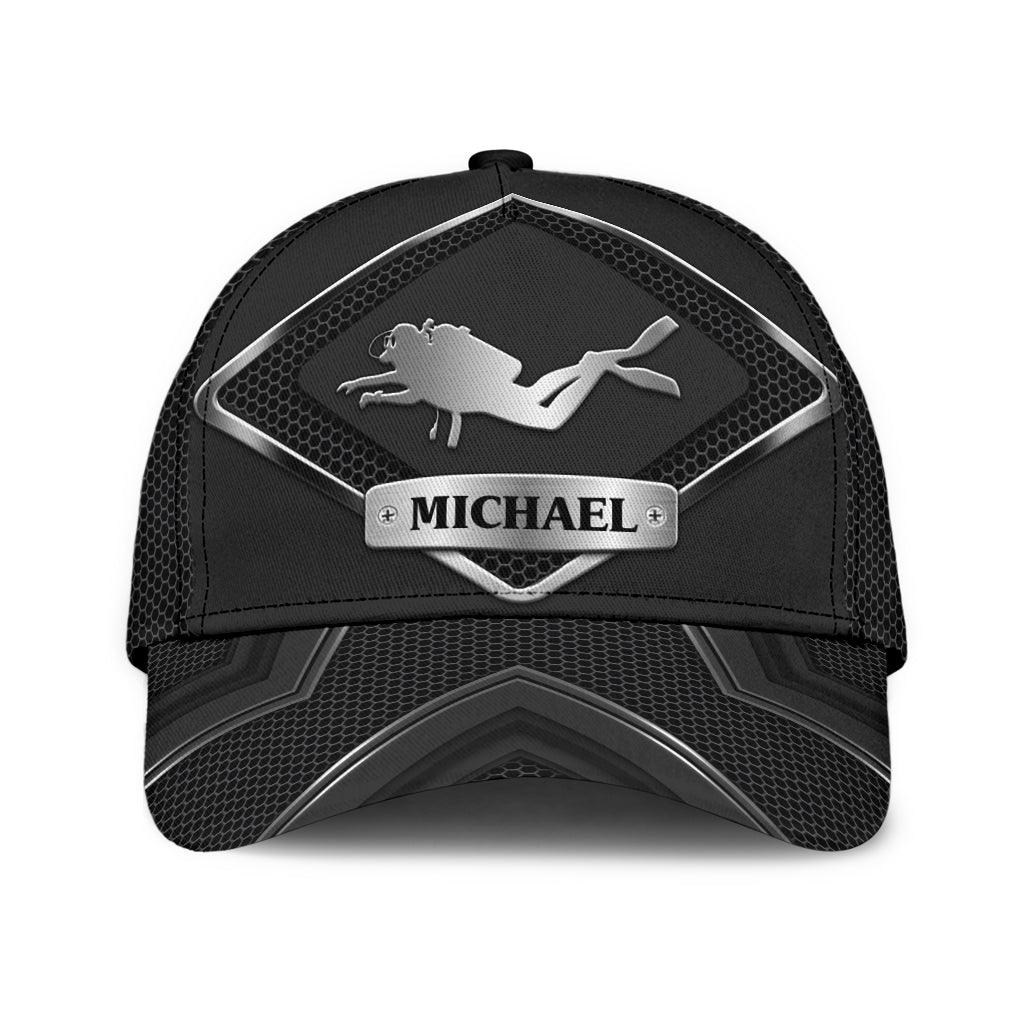 Personalized Scudi Classic Cap, Personalized Gift for Scuba Diving Lovers, Scuba Live Trucker Hats Custom Hats Gifts For Men & Women