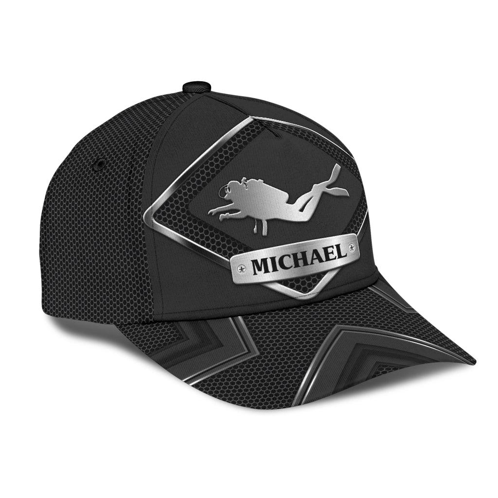 Personalized Scudi Classic Cap, Personalized Gift for Scuba Diving Lovers, Scuba Live Trucker Hats Custom Hats Gifts For Men & Women