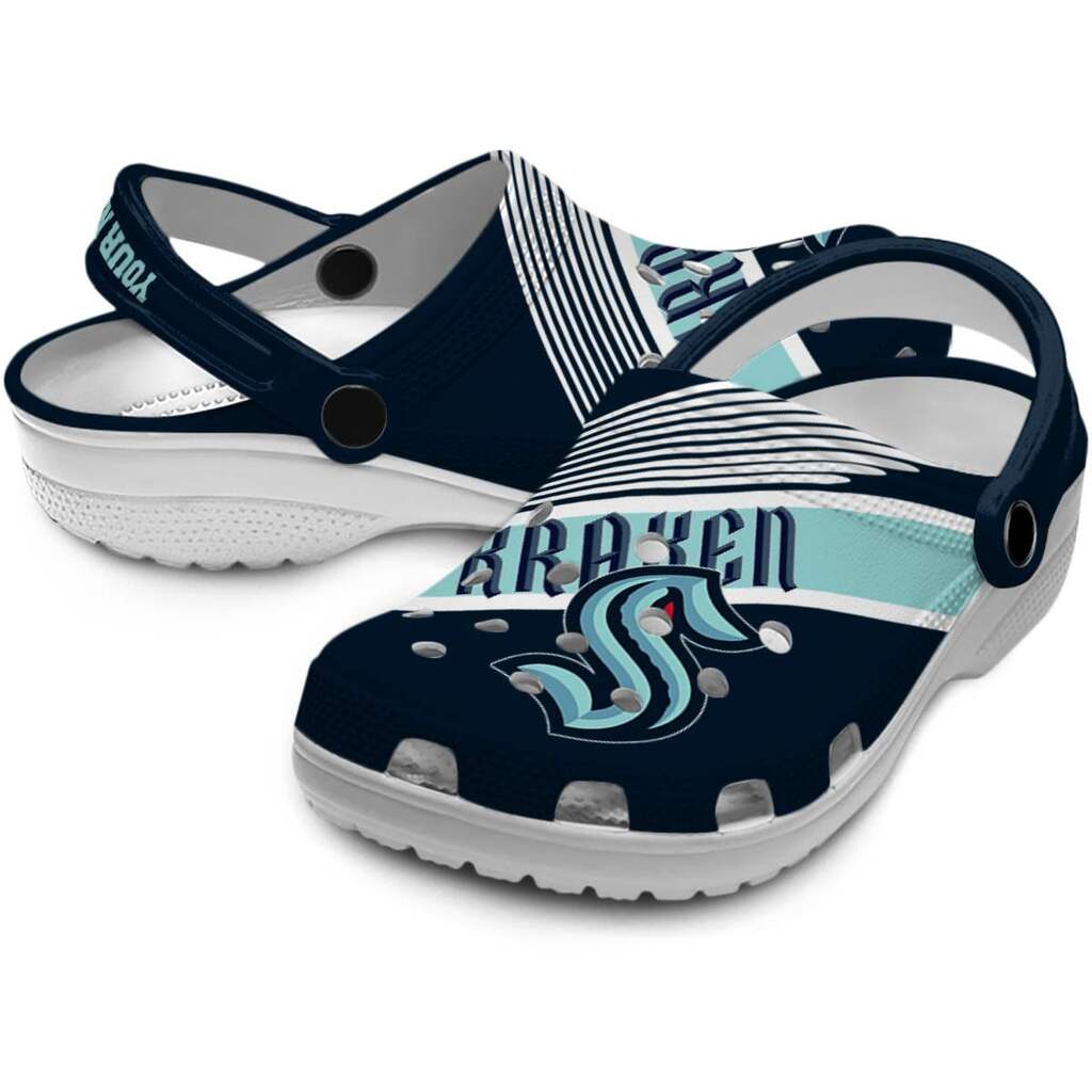 Personalized Seattle Kraken Vibrant Dual-Tone ClogTVC1801903 - Image 3