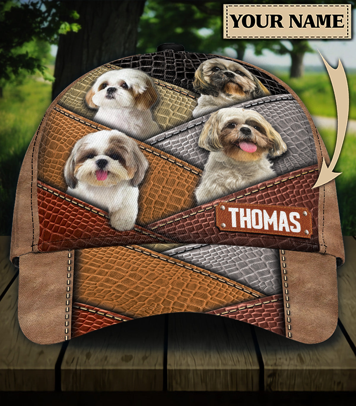 Personalized Shihtzu Classic Cap, Gift for Shihtzu Lovers Trucker Hats Custom Hats Gifts For Men & Women