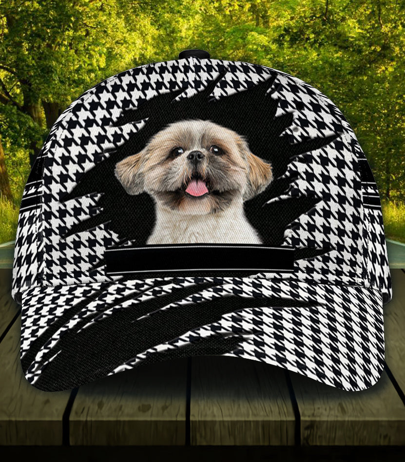 Personalized Shihtzu Classic Cap, Gift for Shihtzu Lovers Trucker Hats Custom Hats Gifts For Men & Women