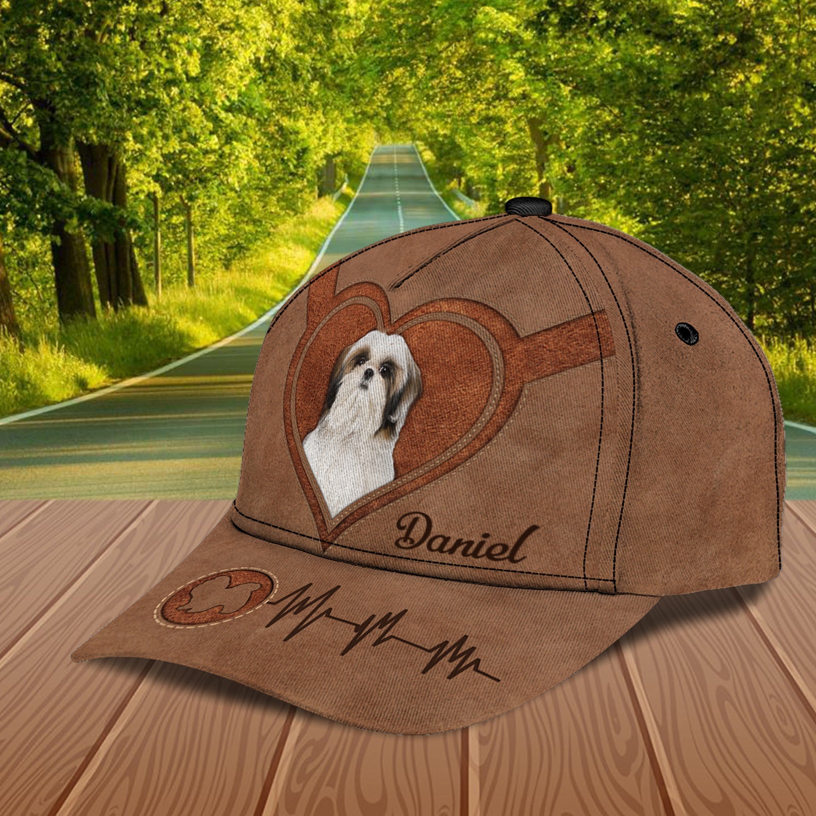 Personalized Shihtzu Classic Cap, Gift for Shihtzu Lovers Trucker Hats Custom Hats Gifts For Men & Women