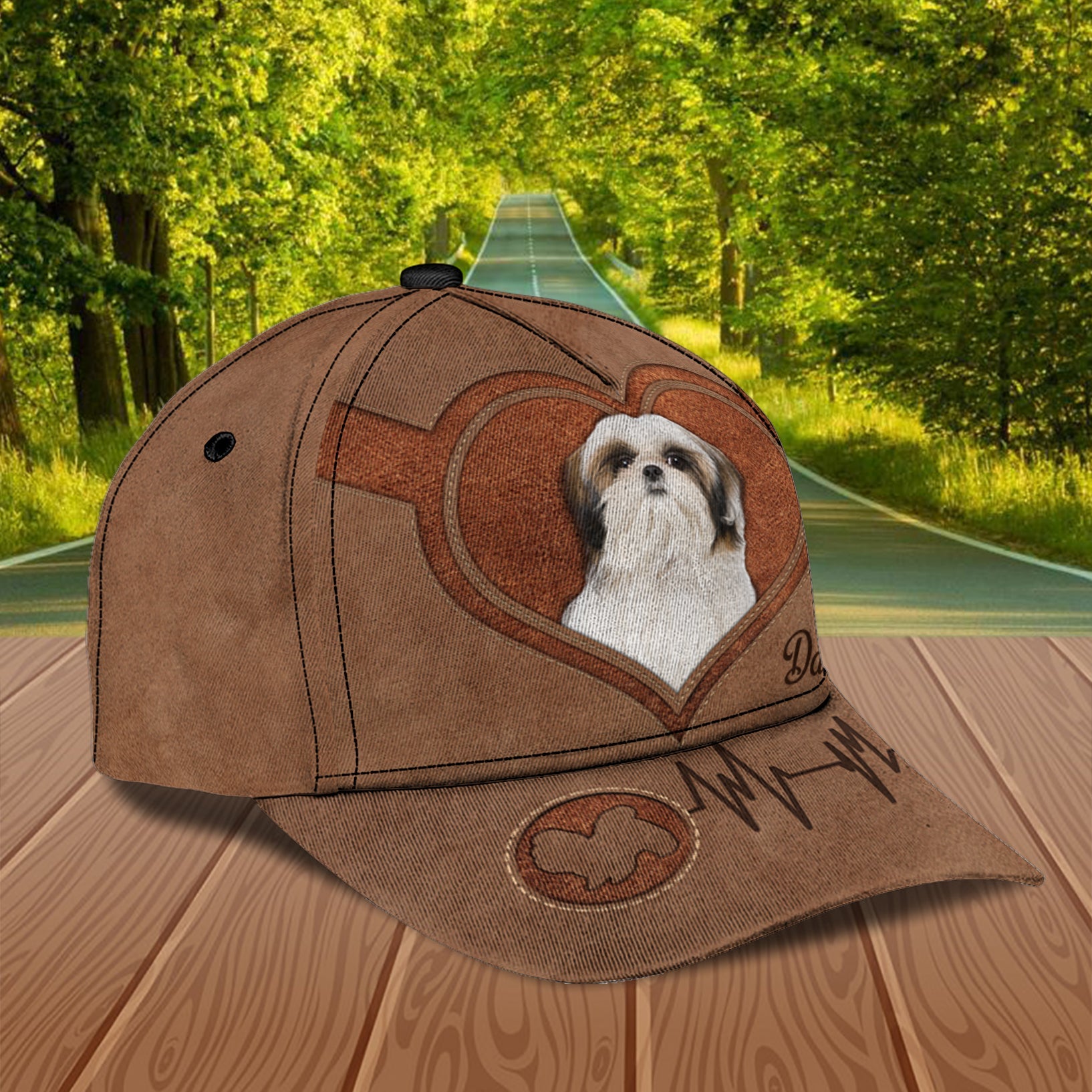 Personalized Shihtzu Classic Cap, Gift for Shihtzu Lovers Trucker Hats Custom Hats Gifts For Men & Women