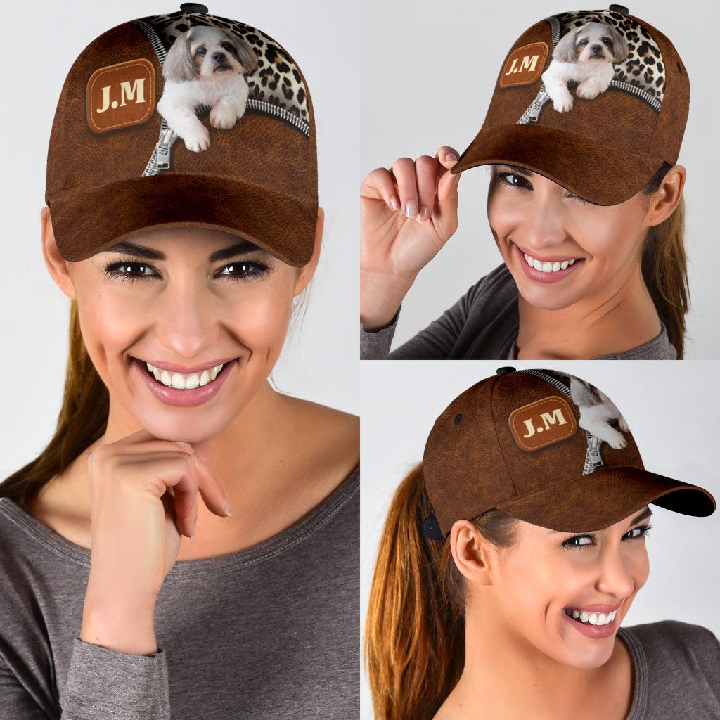 Personalized Shihtzu Classic Cap, Personalized Gift for Shihtzu Lovers Trucker Hats Custom Hats Gifts For Men & Women