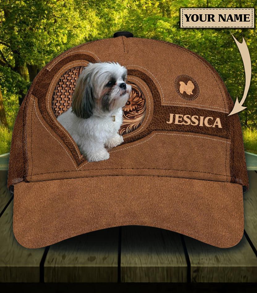 Personalized Shihtzu Classic Cap, Personalized Gift for Shihtzu Lovers Trucker Hats Custom Hats Gifts For Men & Women