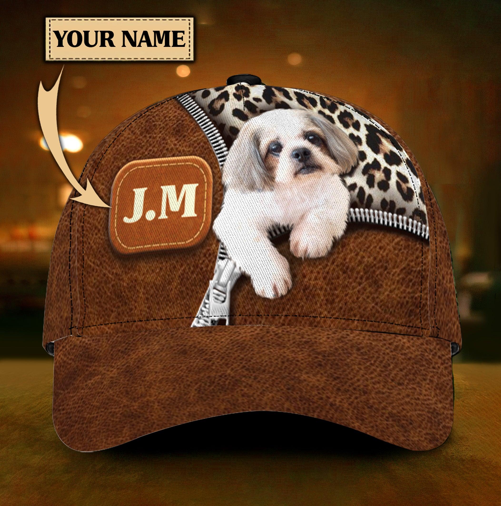 Personalized Shihtzu Classic Cap, Personalized Gift for Shihtzu Lovers Trucker Hats Custom Hats Gifts For Men & Women