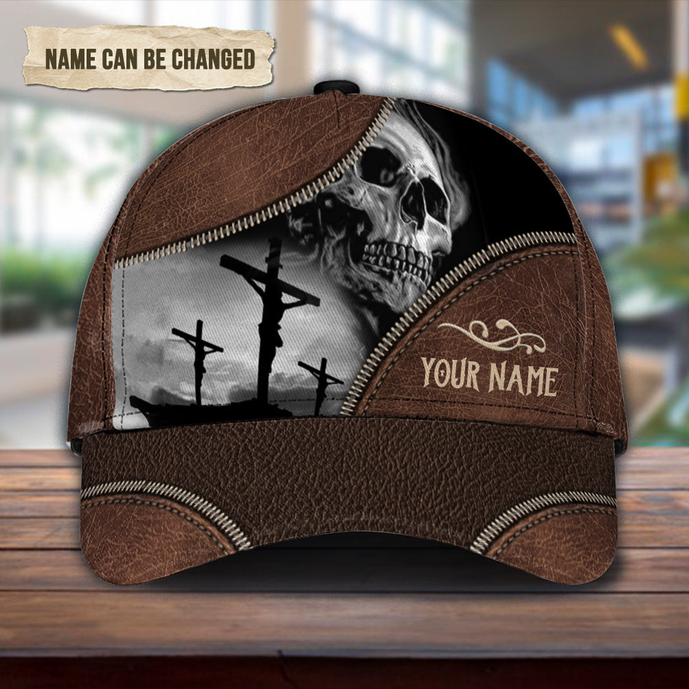 Personalized Skull Classic Cap, Gift for Skull Lovers Trucker Hats Custom Hats Gifts For Men & Women