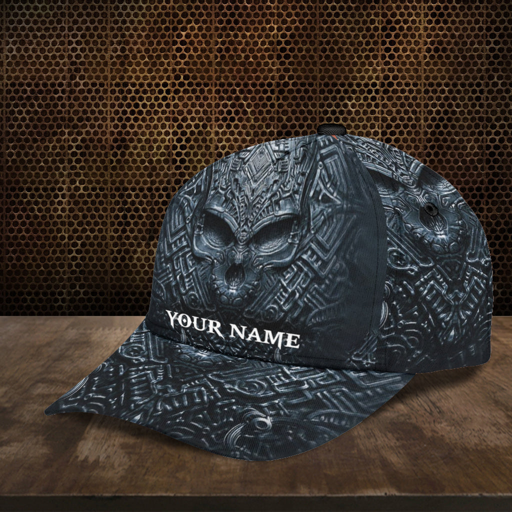Personalized Skull Classic Cap, Gift for Skull Lovers Trucker Hats Custom Hats Gifts For Men & Women