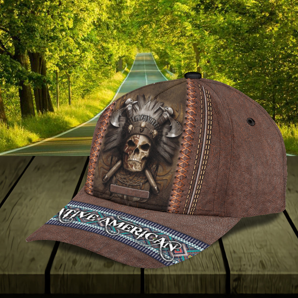 Personalized Skull Classic Cap, Gift for Skull Lovers Trucker Hats Custom Hats Gifts For Men & Women