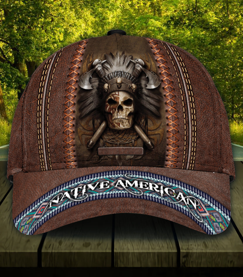 Personalized Skull Classic Cap, Gift for Skull Lovers Trucker Hats Custom Hats Gifts For Men & Women