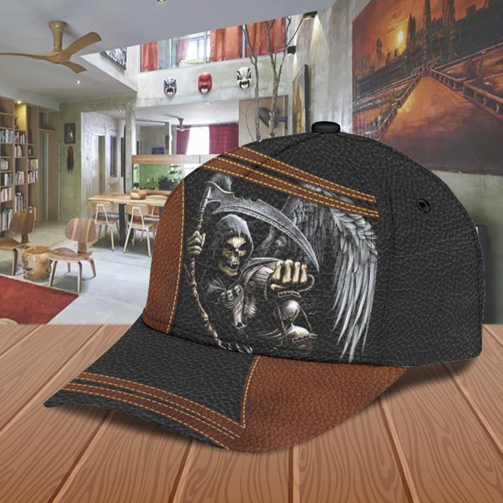 Personalized Skull Classic Cap, Gift for Skull Lovers Trucker Hats Custom Hats Gifts For Men & Women
