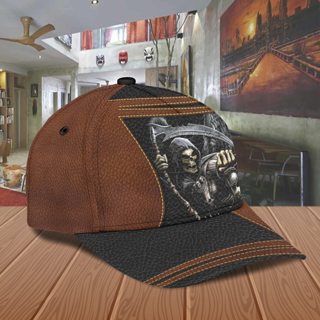 Personalized Skull Classic Cap, Gift for Skull Lovers Trucker Hats Custom Hats Gifts For Men & Women