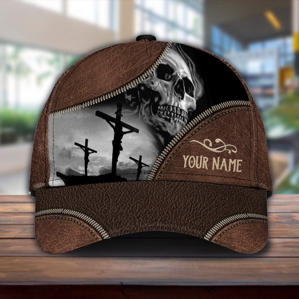 Personalized Skull Classic Cap, Gift for Skull Lovers Trucker Hats Custom Hats Gifts For Men & Women