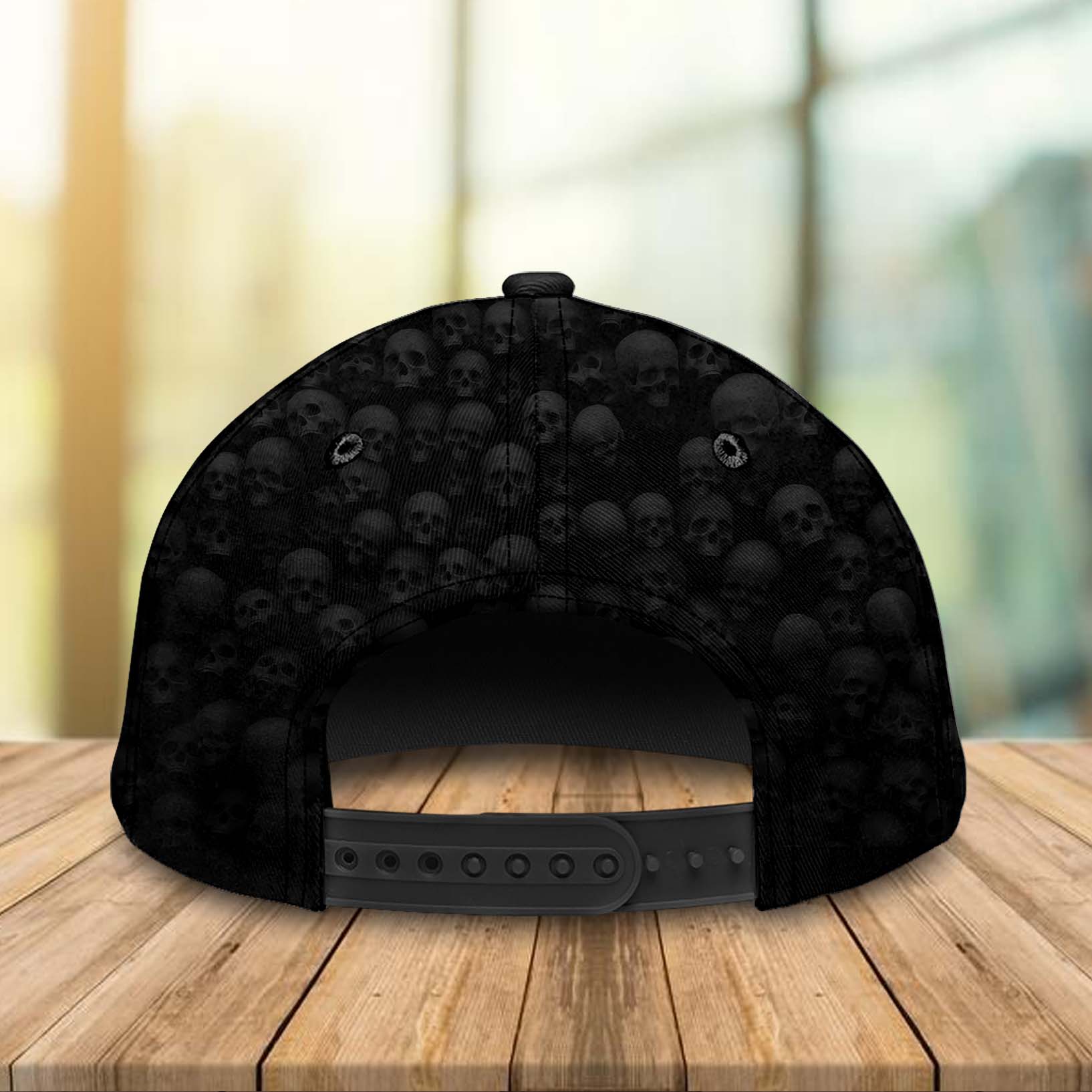Personalized Skull Classic Cap, Gift for Skull Lovers Trucker Hats Custom Hats Gifts For Men & Women