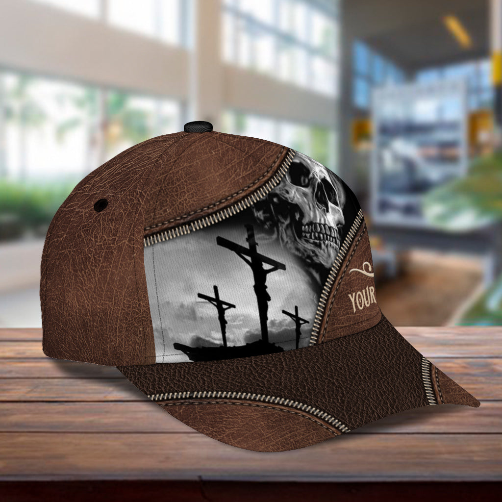 Personalized Skull Classic Cap, Gift for Skull Lovers Trucker Hats Custom Hats Gifts For Men & Women