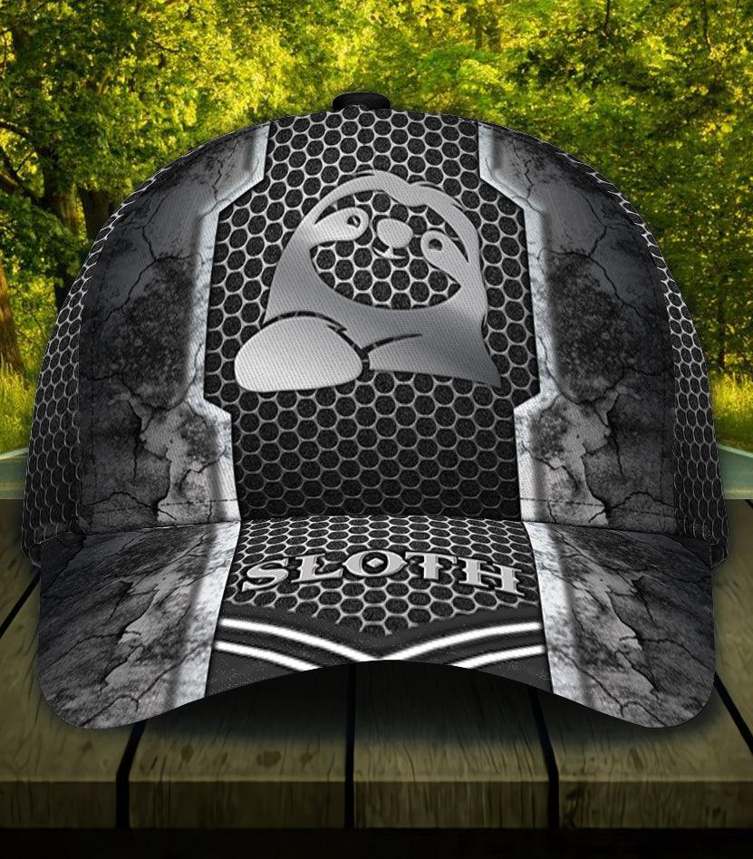 Personalized Sloth Classic Cap, Personalized Gift for Sloth Lovers Trucker Hats Custom Hats Gifts For Men & Women