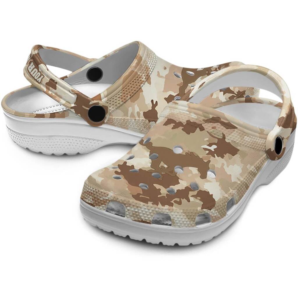 Personalized SMU Mustangs Desert Camo ClogTVC1801771 - Image 3