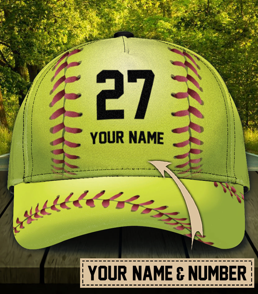 Personalized Softball Classic Cap Trucker Hats Custom Hats Gifts For Men & Women