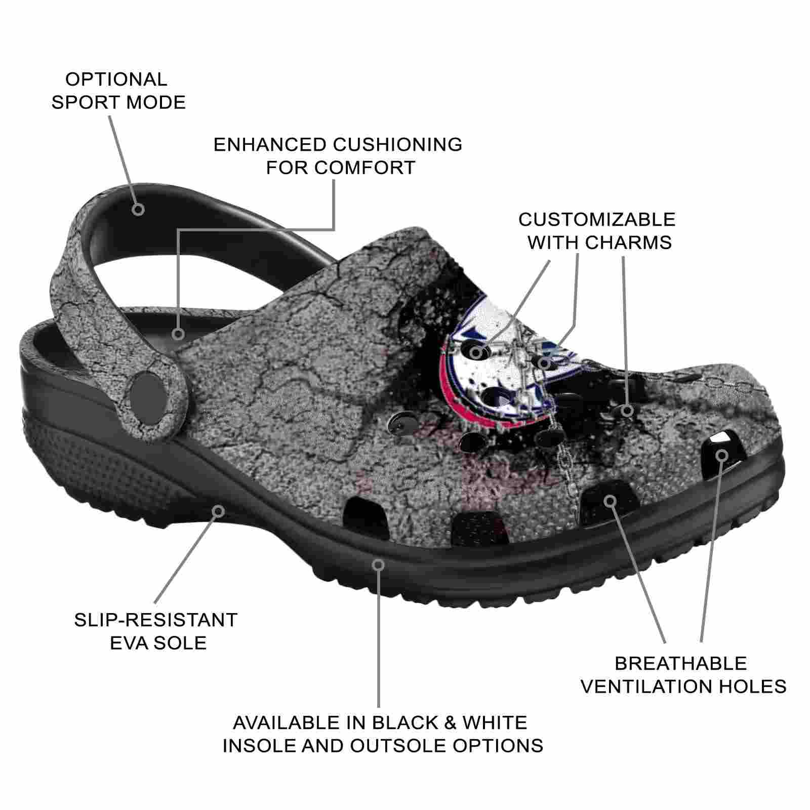 Personalized South Alabama Jaguars Cracked Ground Texture ClogTVC1801712 - Image 5