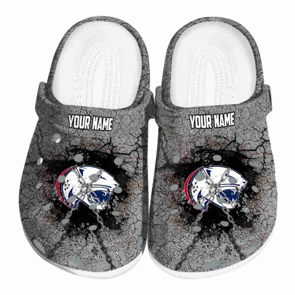 Personalized South Alabama Jaguars Cracked Ground Texture ClogTVC1801712