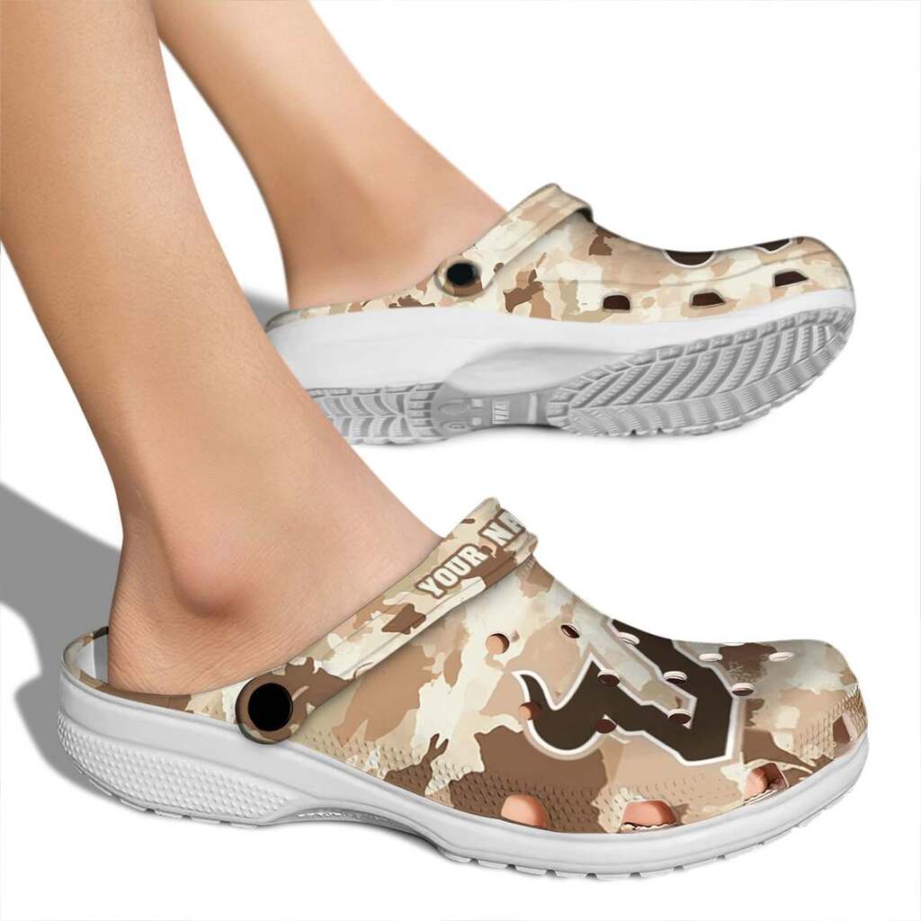 Personalized South Florida Bulls Desert Camo ClogTVC1801772 - Image 2