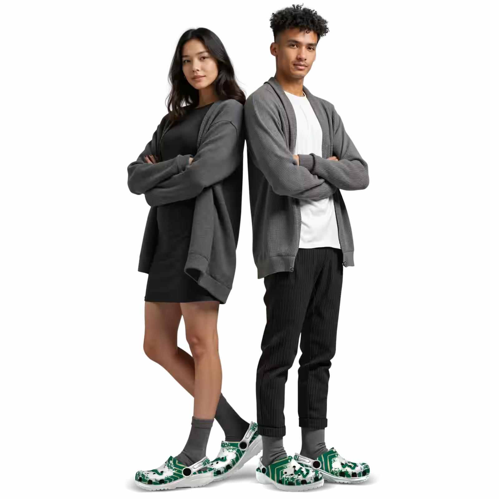 Personalized South Florida Bulls Zigzag Paint Burst ClogTVC1801795 - Image 7