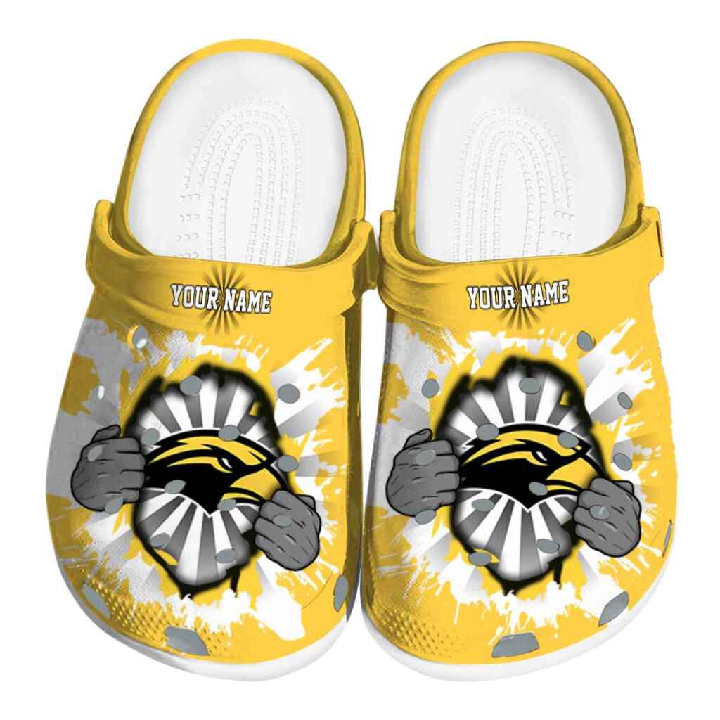 Personalized Southern Miss Golden Eagles Gripping Hand ClogTVC1801791