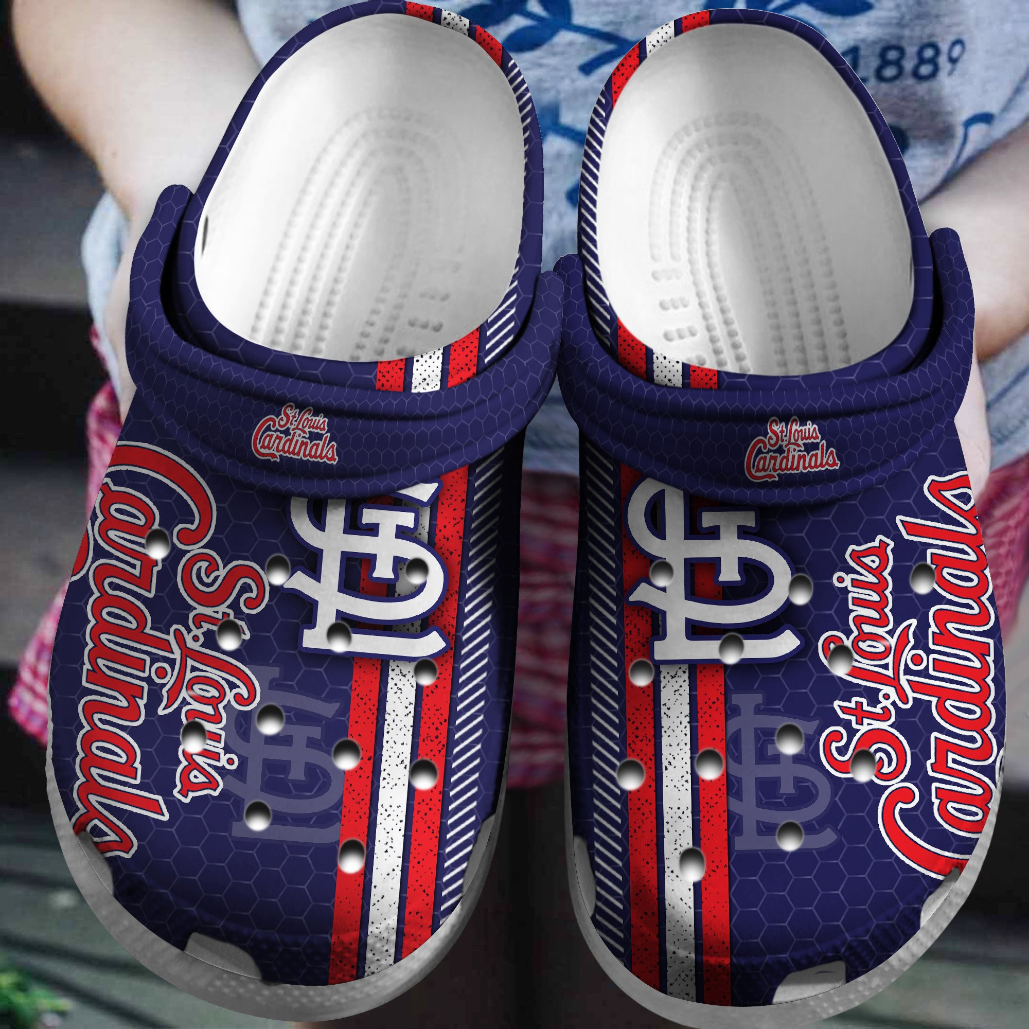 Personalized StCardinals Baseball Team Crocs Clog Custom Name Shoes