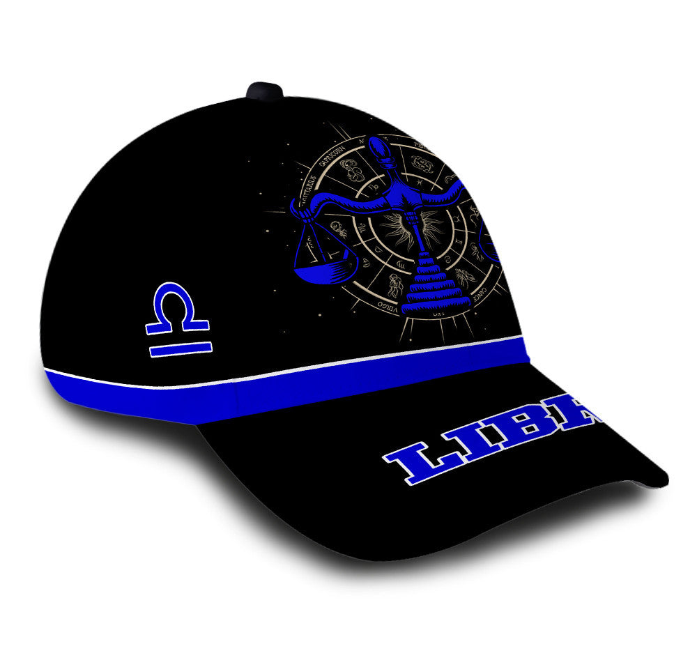 Personalized Stunning Libra Zodiac Hat Classic Cap Trucker Hats Custom Hats Gifts For Men & Women