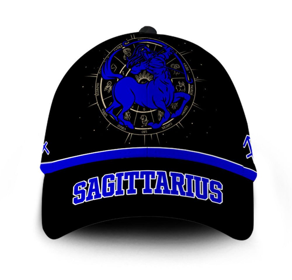 Personalized Stunning Sagittarius Zodiac Hat Classic Cap Trucker Hats Custom Hats Gifts For Men & Women