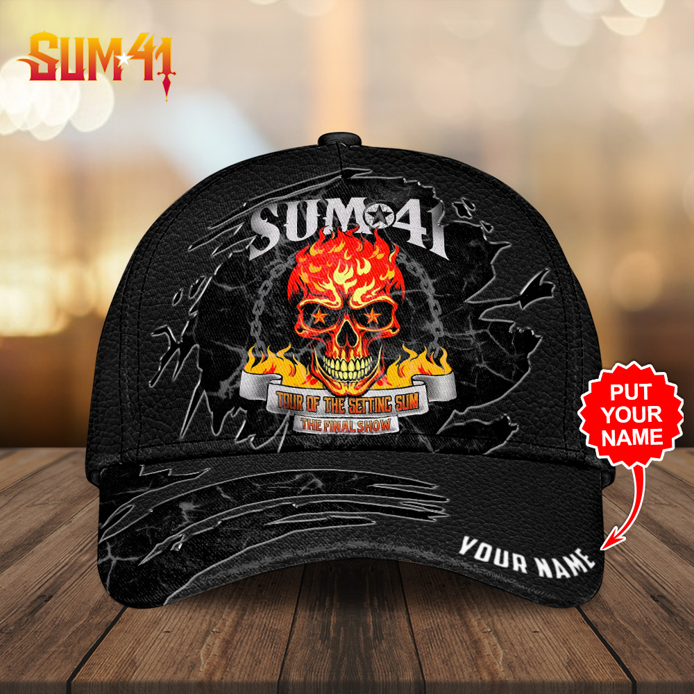 Personalized Sum 41 Music Personalized Cap For Fan Baseball Cap Classic Hat