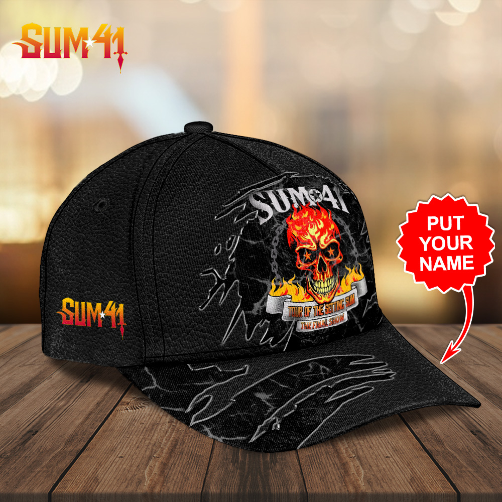 Personalized Sum 41 Music Personalized Cap For Fan Baseball Cap Classic Hat
