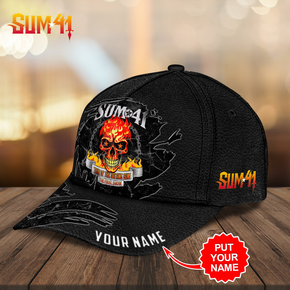 Personalized Sum 41 Music Personalized Cap For Fan Baseball Cap Classic Hat