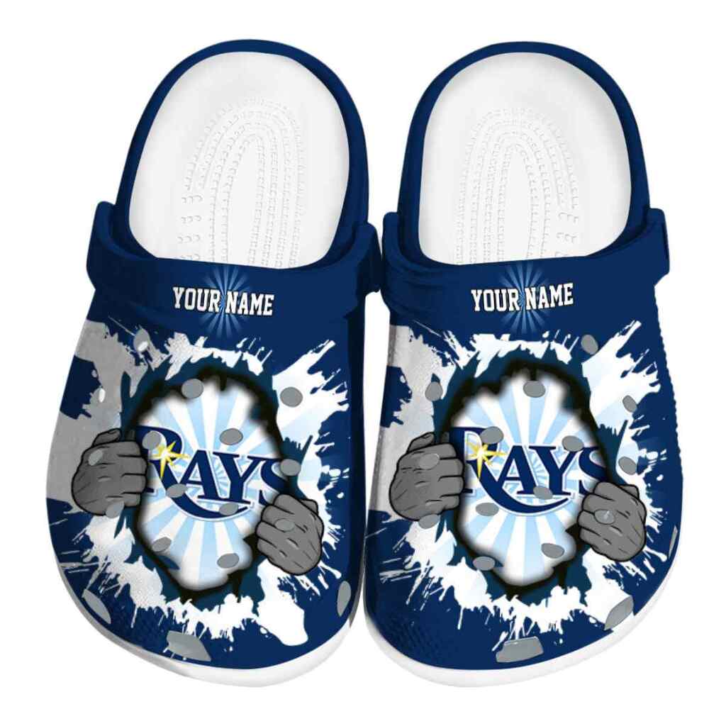 Personalized Tampa Bay Rays Gripping Hand ClogTVC180165