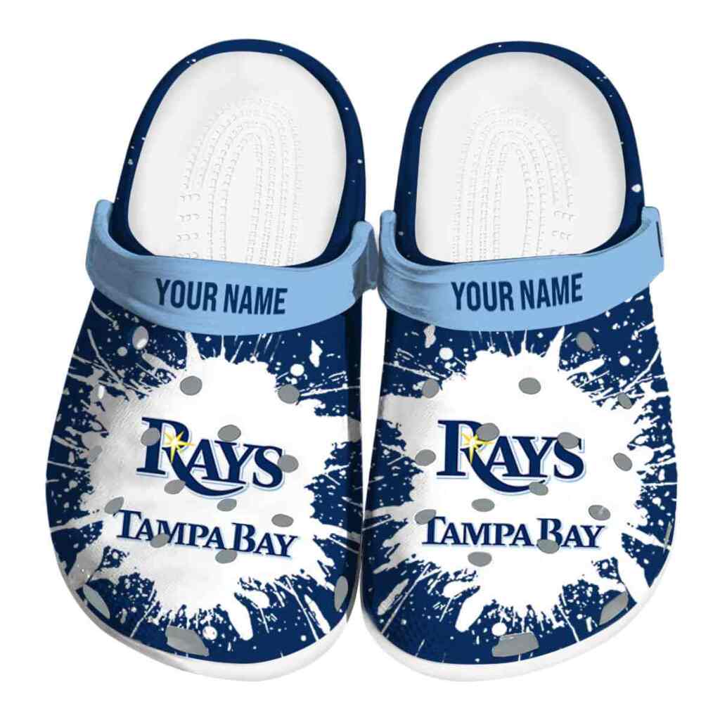 Personalized Tampa Bay Rays Splash Art ClogTVC180165