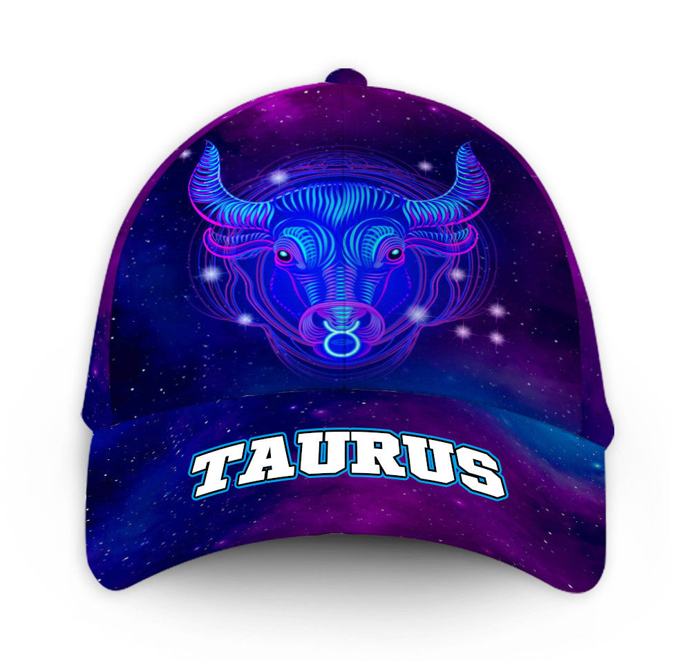 Personalized Taurus Miraculous Galaxy Hat Classic Cap Trucker Hats Custom Hats Gifts For Men & Women