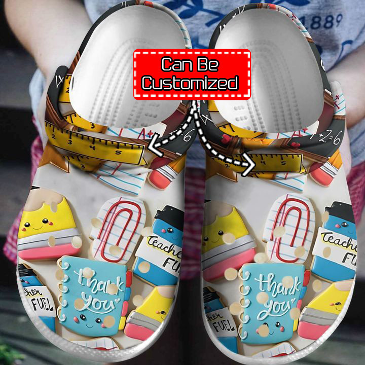 Personalized Teacher Fuel clog Shoes For Men And Women