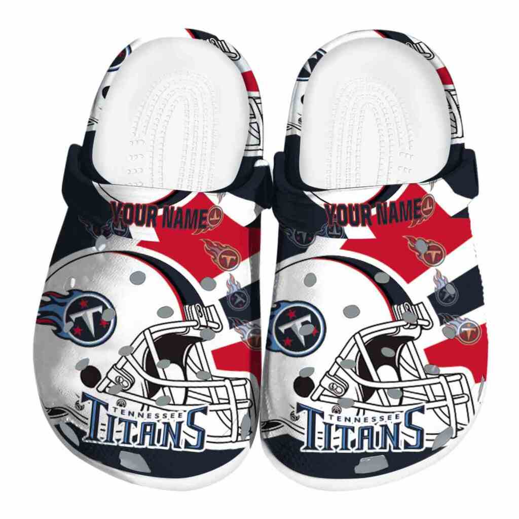 Personalized Tennessee Titans Football Helmet ClogTVC1801157