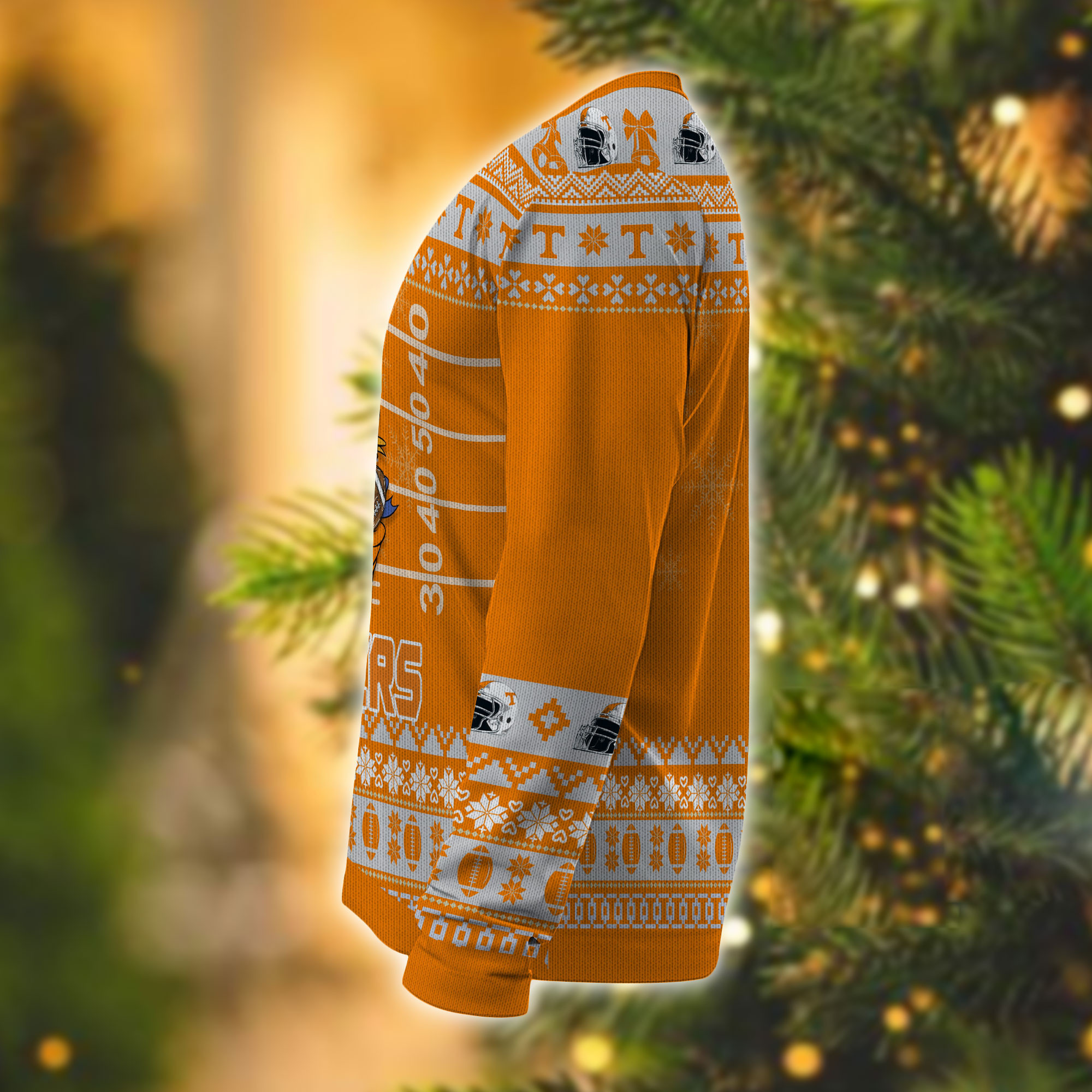 Personalized Tennessee Volunteers Mickey Ugly Christmas Sweater Adult 3D Funny Matching for family - Image 4